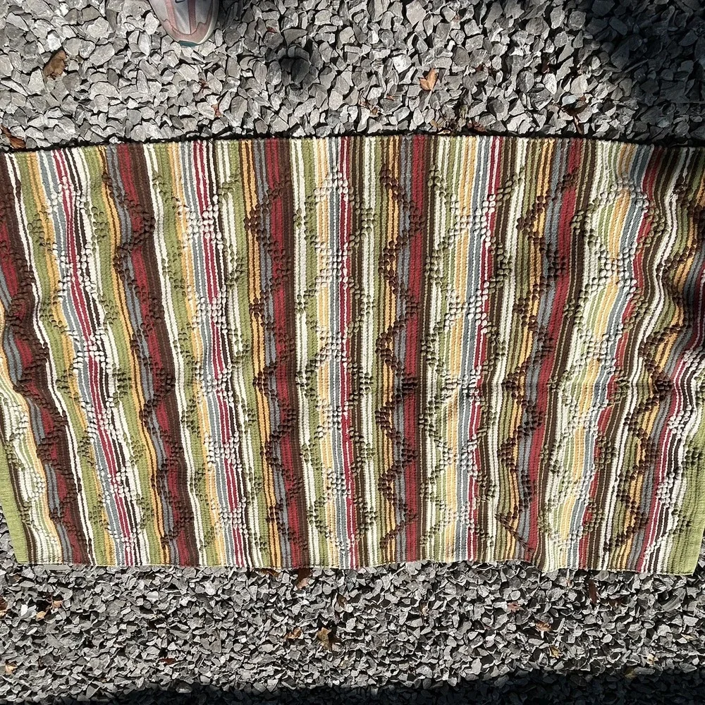 Pier 1 Imports Multicolor Striped Rug‎ 33